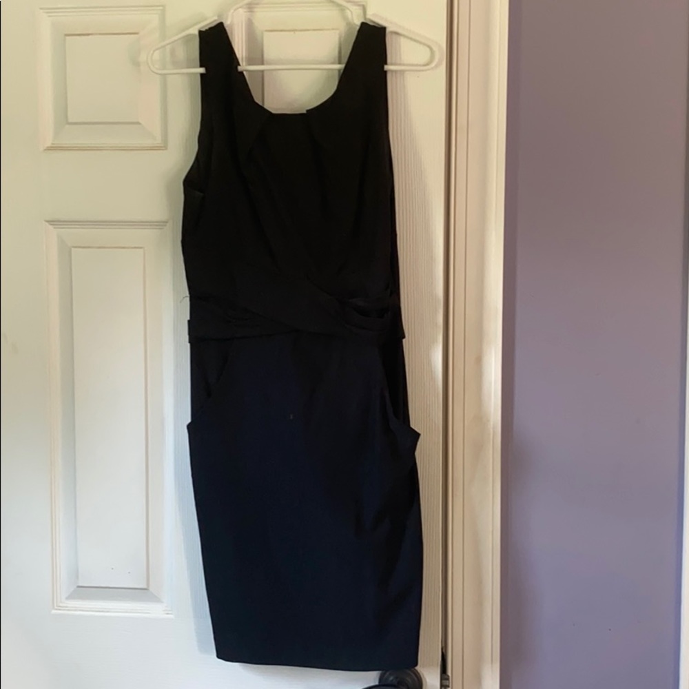 Black dress with pockets